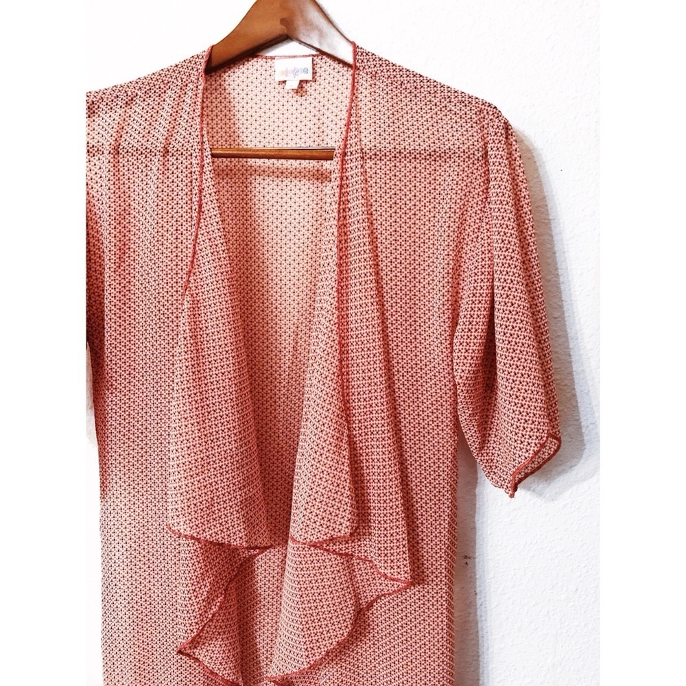 LuLaRoe Chiffon embellished duster nwot - Picture 3 of 7